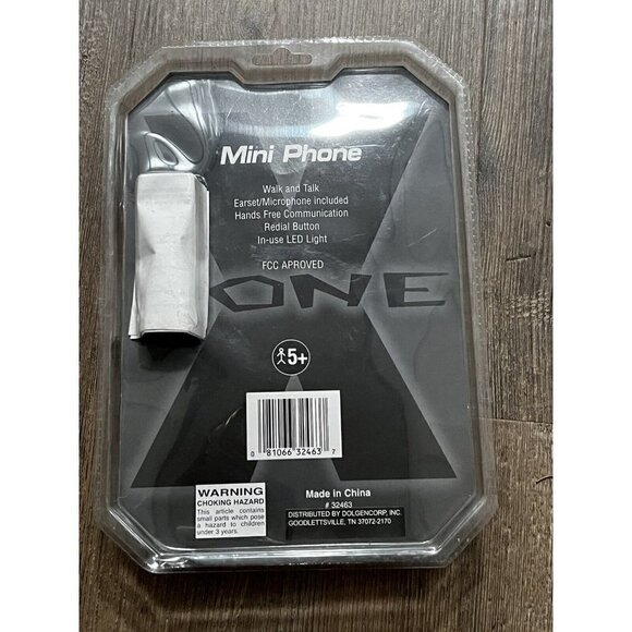 vtg Cyber Gear Mini Phone New in Factory Sealed Housing with Earset & Microphone - Picture 4 of 7